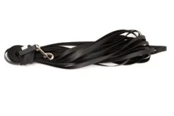 Mystique Biothane Schleppleine Schwarz Ohne Schlaufe