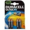 Duracell Alkaline 1.5V 4 Stück Micro AAA LR03 AM4 Micro -Katzen Hundebedarf Geschäft 02552.aaa
