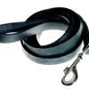 Lederleine Genäht 6 M, 8 Mm Mit Handschlaufe, Schwarz -Katzen Hundebedarf Geschäft 03004