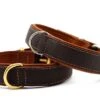 Maul Halsband Klassik Premium Braun - Cognac / Gold -Katzen Hundebedarf Geschäft 1.833.120 1 2