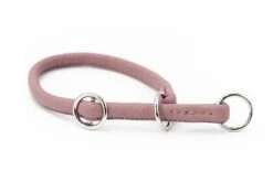 Maul Halsband Rundgenäht Rosa / Silber