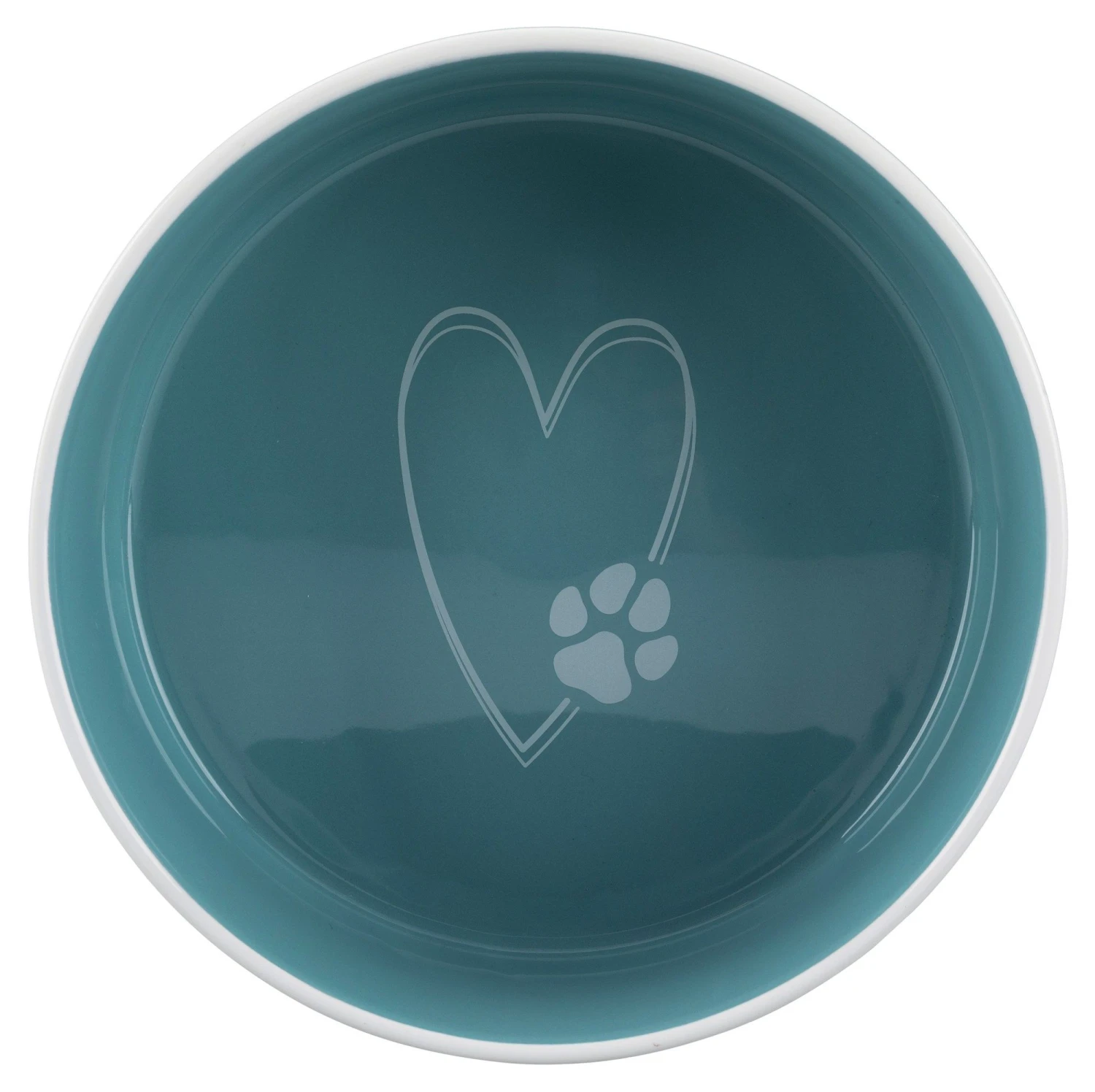 Keramiknapf Pet's Home Creme / Hellblau 5 Keramiknapf Pet's Home Creme / Hellblau – Bild 3