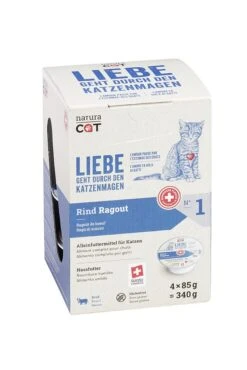 NaturaCAT Rind Ragout Multipack 4x 85 G