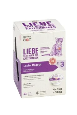 NaturaCAT Lachs Ragout Multipack 4x 85 G