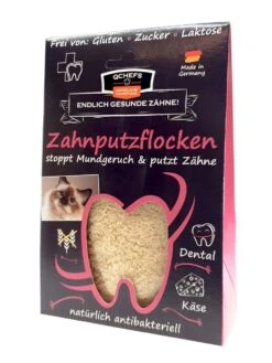 QCHEFS Zahnputzflocken Katze 80 G -Katzen Hundebedarf Geschäft 269805 3