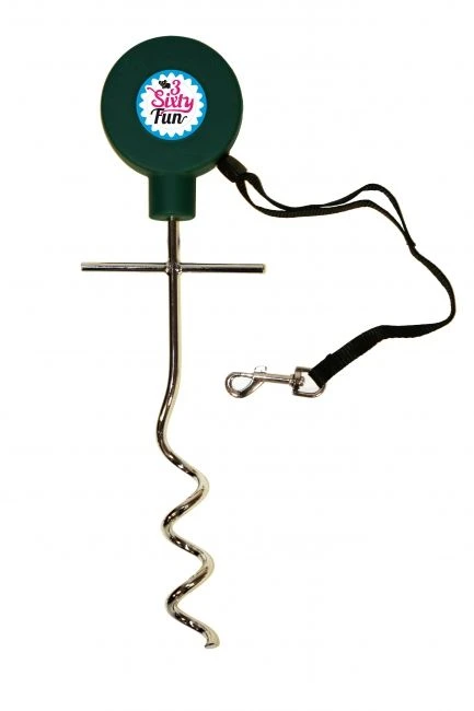 Bodenschraube Mit Flexibler 5m Leine 3Sixty Fun 4 Bodenschraube Mit Flexibler 5m Leine 3Sixty Fun – Bild 2