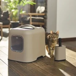 Rotho Schaufelhalter Mit Beutelspender Cappuccino / Anthrazit 9 Rotho Schaufelhalter Mit Beutelspender Cappuccino / Anthrazit -Katzen Hundebedarf Geschäft 4005607422 4