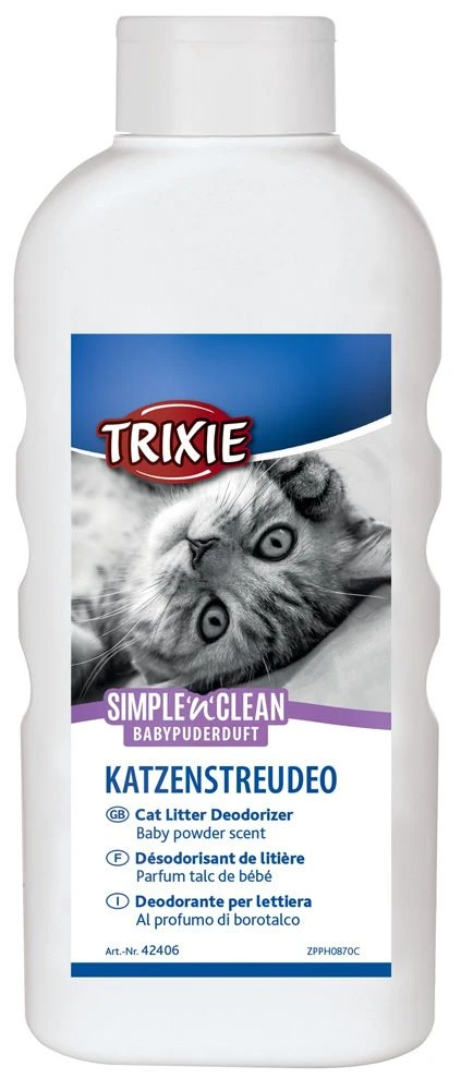 Katzenstreudeo Simple'n'Clean 750 G Babypuderduft 3 Katzenstreudeo Simple'n'Clean 750 G Babypuderduft
