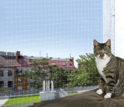 Katzenschutznetz Transparent 5 Katzenschutznetz Transparent -Katzen Hundebedarf Geschäft 44303 4