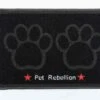 Pet Rebellion Napfunterlage Black 40 X 60 Cm -Katzen Hundebedarf Geschäft 628940n 1