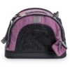 ZU&LU Borneo Tragtasche Schwarz/violett, 45x30y32cm -Katzen Hundebedarf Geschäft 631.477.5