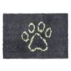 Dirty Doormat Pfoten Cool Grey -Katzen Hundebedarf Geschäft 658.457.cg