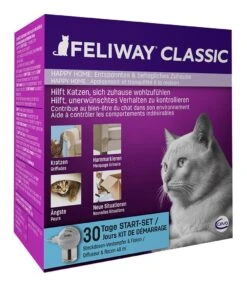 Feliway Starter-Set Steckdosen-Verdampfer + 30-Tage-Flasche -Katzen Hundebedarf Geschäft 6707n