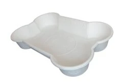 Hundepool In Knochenform Weiss