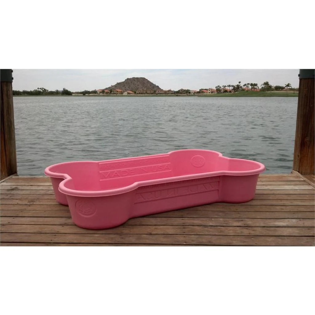 Hundepool In Knochenform Pink 4 Hundepool In Knochenform Pink – Bild 2