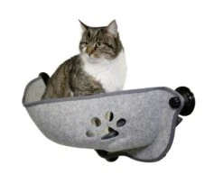 Kerbl Fensterliegebett Filzino Grau 26 X 70 Cm -Katzen Hundebedarf Geschäft 81628 7