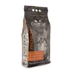 Cozycat Cat Premium 10 Liter Natürlicher Weisser Bentonit Mit Zusatz Von Aktivkohle