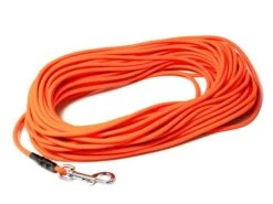 Mystique Biothane Schleppleine Rund Orange Ohne Schlaufe