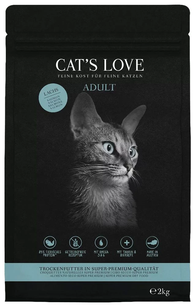 Cats Love Trocken Adult 2 Kg Lachs 3 Cats Love Trocken Adult 2 Kg Lachs
