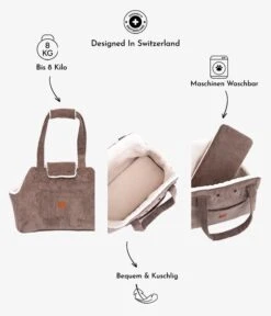 PET & Co. Dog Bag Lucky Khaki -Katzen Hundebedarf Geschäft dogcow038k