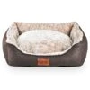 Freezack Hundebett Volant Sherpa Braun/beige -Katzen Hundebedarf Geschäft fq632.015.w 1