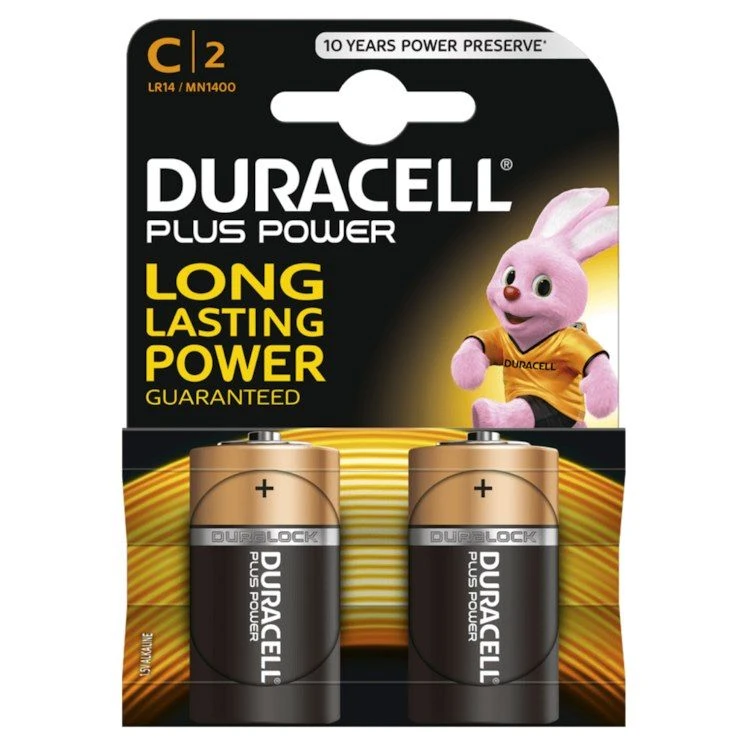 Duracell Alkaline 1.5V 2 Stück Baby C LR14 AM2 Moyenne 3 Duracell Alkaline 1.5V 2 Stück Baby C LR14 AM2 Moyenne