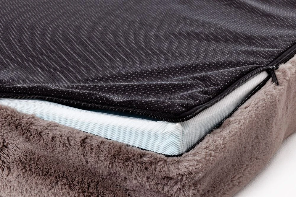 Maelson MemoFluff Hundebett Schwarz 6 Maelson MemoFluff Hundebett Schwarz – Bild 4