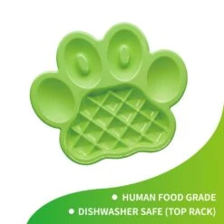 Pet Dream House PAW Slow Feeder Grün 36 X 30 X 3 Cm -Katzen Hundebedarf Geschäft pdhf002.5