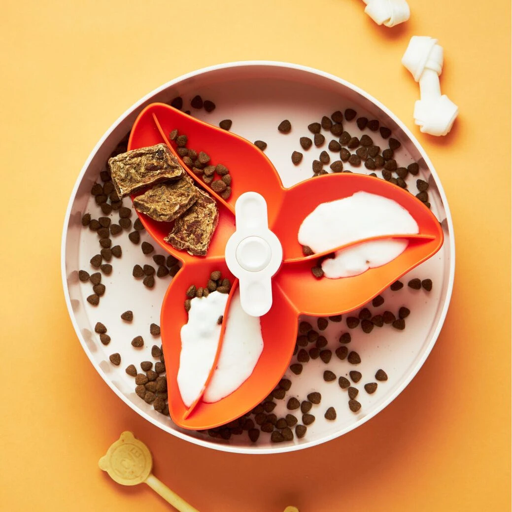 Pet Dream House Slow Feeder Bougainvillea Orange Ø 25 X 9.2 Cm 5 Pet Dream House Slow Feeder Bougainvillea Orange Ø 25 X 9.2 Cm – Bild 3