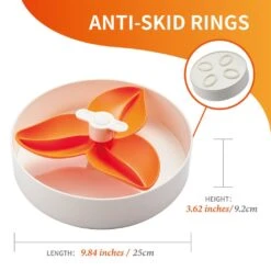 Pet Dream House Slow Feeder Bougainvillea Orange Ø 25 X 9.2 Cm 6 Pet Dream House Slow Feeder Bougainvillea Orange Ø 25 X 9.2 Cm -Katzen Hundebedarf Geschäft pdhf101.3