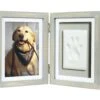 Tisch-Fotorahmen Grau Mit Abdruckmateria 30 X 19 X 3.5 Cm -Katzen Hundebedarf Geschäft ph83033 2