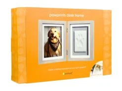Tisch-Fotorahmen Grau Mit Abdruckmateria 30 X 19 X 3.5 Cm -Katzen Hundebedarf Geschäft ph83033 3